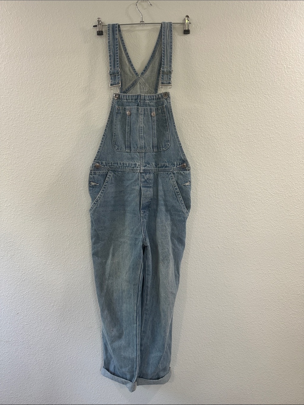by Together Faded Blue Denim Overalls